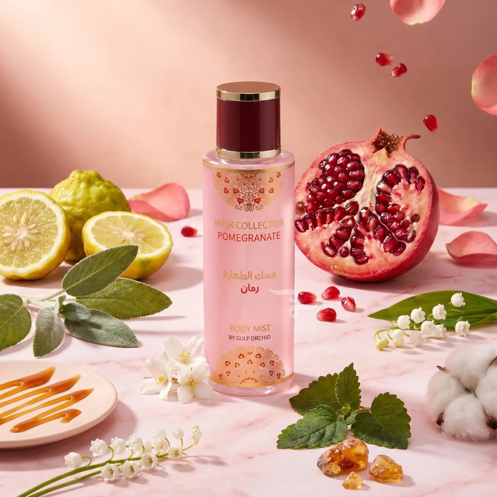 Body Mist 250ml Pomegranate By GULF ORCHID