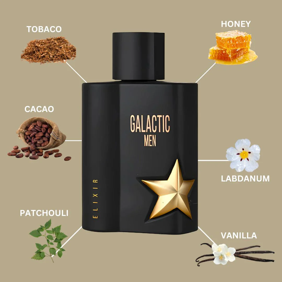 Galactic Men Elixir and Intense Pack - x2 100ml EDP By Maison Al Hambra - Image 2
