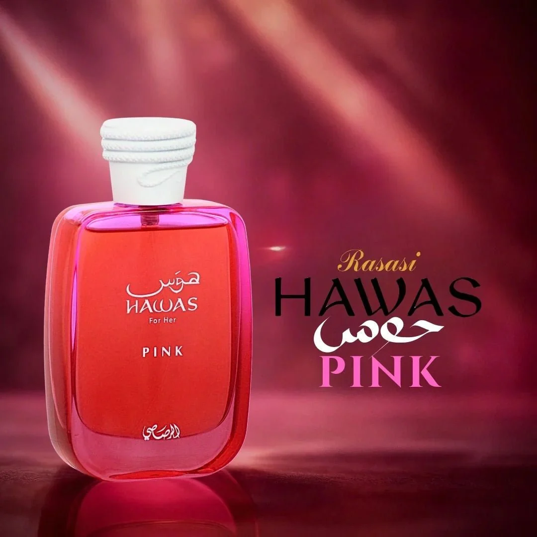 Hawas Pink For Her 100ML EDP By Rasasi - Image 2