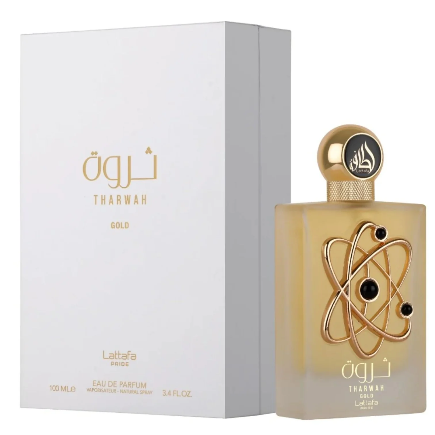 Tharwa Gold 100ml EDP from Lattafa's Luxury Range