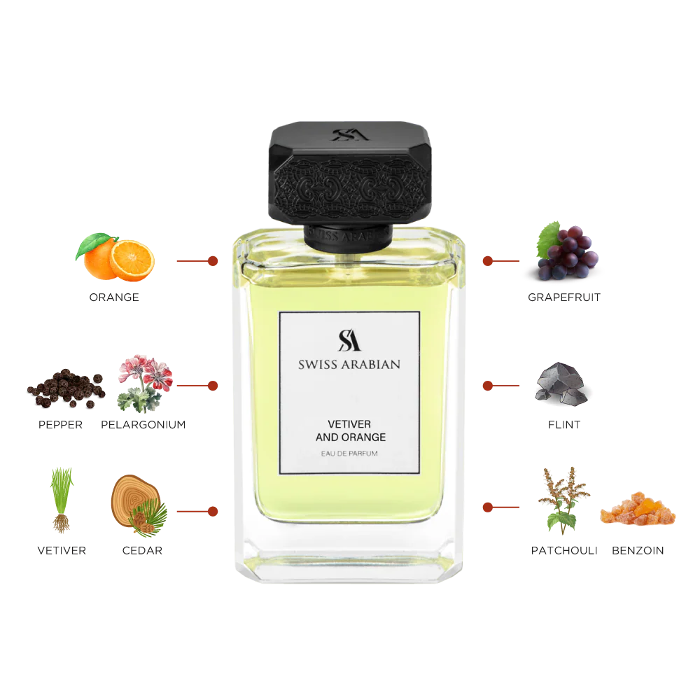 Vetiver And Orange 100ml EDP By Swiss Arabian